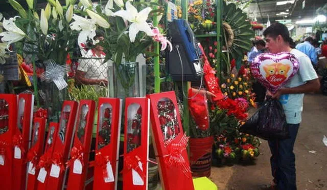 Las flores son uno de los productos más demandados en San Valentín. / Foto: Andina