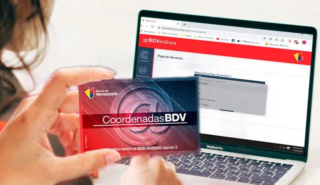 La tarjeta de coordenadas del BDV puede generarse en pocos pasos a través de BDVenlínea. Foto: composición LR / Inter / Banco de Venezuela