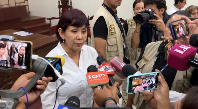 Nancy Tolentino invocó al respeto de los derechos y la pacificación del país. Foto: Rosa quincho/ URPI/ La República