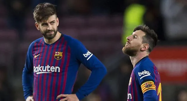 Piqué y Messi jugaron juntos en el Barcelona poco más de una década. Foto: AFP