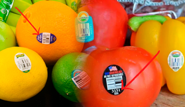 Conoce qué significan los números que aparecen en las etiquetas de las frutas y verduras de los supermercados. Foto: composición LR/Cocina Delirante/MyFearlessKitchen