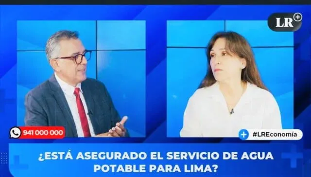 Luisa Eyzaguirre, secretaria general del Sindicato Único de Trabajadores de Sedapal. Foto: captura/LR+ Economía