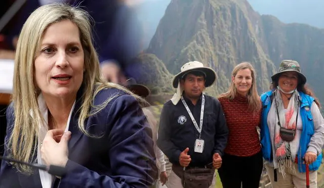 María del Carmen Alva también viajó a Machu Picchu con pasajes pagados por el Congreso. Foto: Congreso