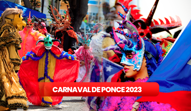 Conoce cuáles serán las actividades en la edición 165 del Carnaval de Ponce. Foto: composición LR/Rove.me/Voces del Sur