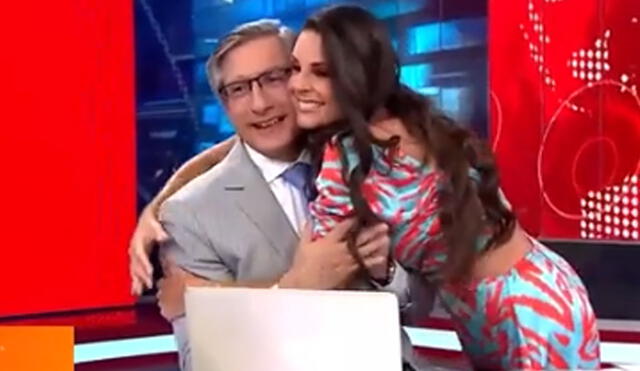 Rebeca Escribens y Federico Salazar son compañeros en "América noticias". Foto y video: América TV