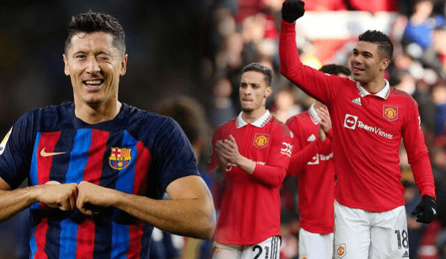 El duelo más destacado es el Barcelona vs. Manchester United. Foto: composición/EFE