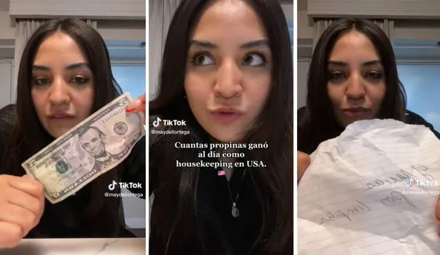 El video ha sumado más de 300.000 visualizaciones en TikTok. Foto: composición LR/captura de TikTok/@maydeliortega