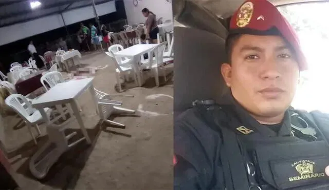 Sicarios asesinaron a efectivo policial en restaurante. Foto: La República