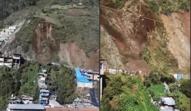 El deslizamiento de cerro en Retamas dejó decenas de damnificados. Foto: composición/ La República