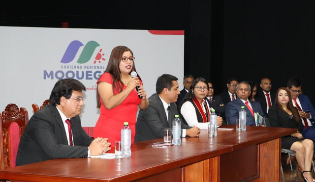 Lo niega. Gobernadora Gutiérrez niega favorecimientos. Foto: La República