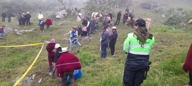 La Policía llegó al lugar de los hechos para realizar las diligencias. Foto: chotainfo