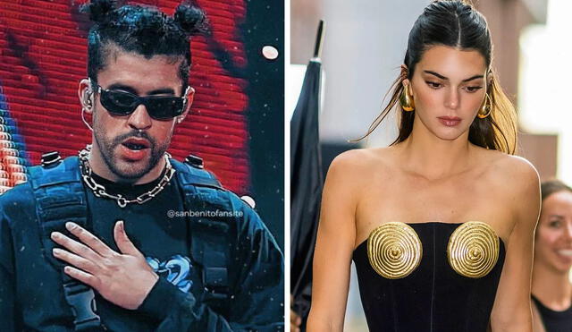 Kendall Jenner y Bad Bunny habrían estado juntos en un local de Los Ángeles. Foto: Vougue/TMZ