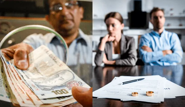 Conoce si la esposa o esposo puede recibir una pensión tras el divorcio. Foto: composición LR/La República/EstudioPasquel