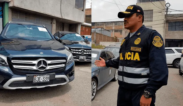 Policía de Arequipa recupera autos robados en Lima. Foto: Wilder Pari/URPI-LR.