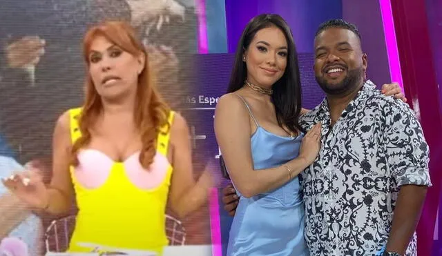 Magaly Medina calificó a 'Choca' como 'sobón' de América TV. Foto: composición LR/ ATV/ Difusión/ América TV
