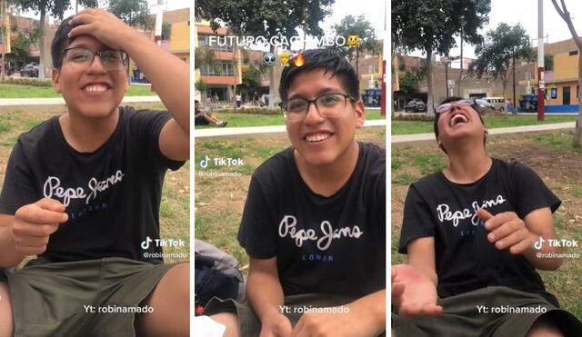 El video se hizo viral en todas las redes sociales. Foto: composición LR/captura de TikTok/@robinamado