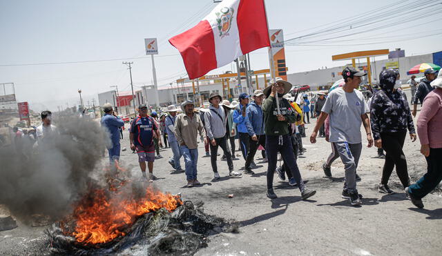 Protestas. Frentes en Arequipa los reactivan desde el lunes. Foto: La República.