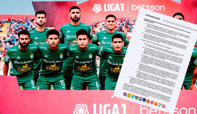 Sporting Cristal lidera el comunicado con los otros 10 clubes. Foto: GLR