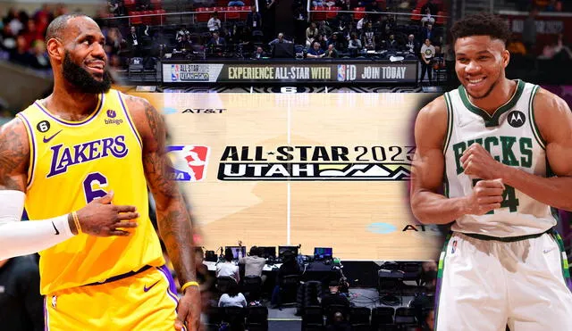 El Juego de Estrellas de la NBA 2023 se diputará este domingo 19 de febrero. Foto: composición LR / AFP