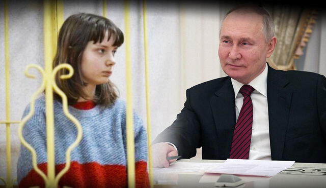 Olesya Krivtsova enfrenta 10 años por haber criticado la actitud del gobienro de Putin sobre la guerra en Ucrania. Foto: composición LR/Blick/AFP
