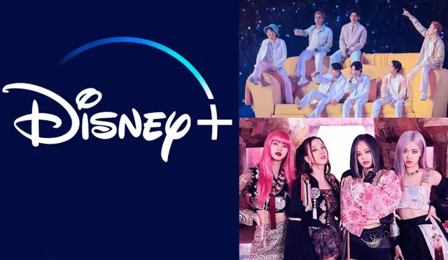 Disney Plus apuesta por el k-pop de la mano de BTS, BLACKPINK y Super Junior, grupo íconos del género musical. Foto: composición LR/Hybe/YG