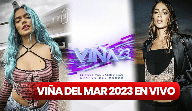 ¿No sabes qué canales transmiten el festival internacional de Viña del Mar 2023 en Venezuela? Revisa dónde y cómo ver en vivo el evento desde el territorio nacional. Foto: composición LR/Karol G/Viña del Mar 2023/Tini