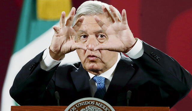 Rechazo. López Obrador no reconoce a Gobierno de Boluarte. Foto: EFE