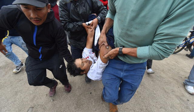 Tercer fallecido. Jhan Carlos Condori Arcana cayó el 19 de enero durante protestas que se realizaban cerca al aeropuerto de Arequipa. Foto: Difusión.