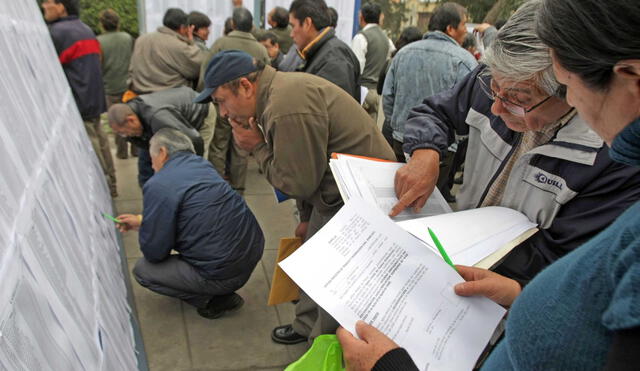 Deben presentar el formato 'Solicitud de Elección del Beneficio' ante la Oficina de Atención al Ciudadano y Gestión Documentaria del MTPE. Foto: Andina