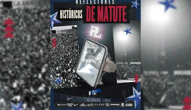 Alianza anunció la venta de reflectores históricos utilizados en Matute desde los años 80'. Foto: captura LR/ Twitter Alianza Lima