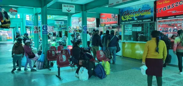 Terminal terrestre de Puno. Foto: Kleber Sánchez/URPI-LR