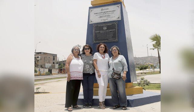 En el monumento a María Elena Moyano, donde cada febrero se realizan actos oficiales en memoria de la lideresa y su incansable labor por VES. Foto: Gerardo Marín/La República