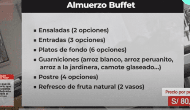 En un día del Pleno, alimentar a un parlamentario puede costar hasta S/190; y a los 130 legisladores, hasta S/25.000. Foto: Congreso