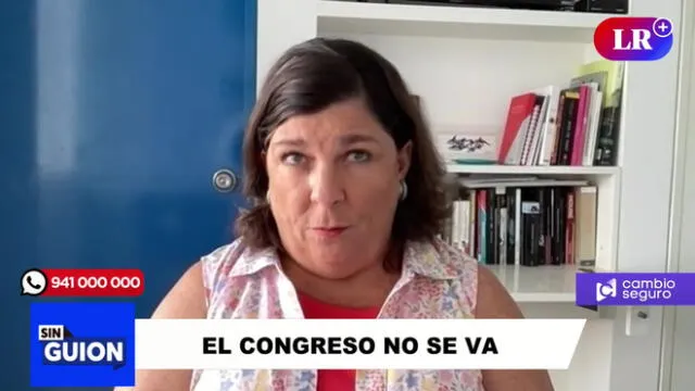 Rosa María Palacios en "Sin guion". Foto: captura LR+/Video: LR+