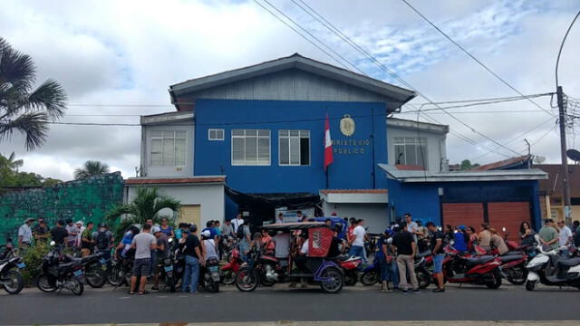 Cuerpo de la víctima fue llevado a la morgue de Iquitos. Foto: Diario La Región