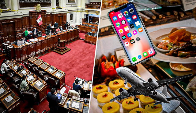 Congreso gasta S/80 por cada parlamentario en comidas. Foto: composición Diego Ava/LR