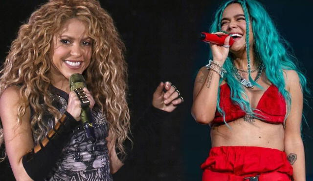 Shakira y Karol G lanzarán su nuevo tema el 24 de febrero. Foto: composición LR/difusión/Instagram/Karol G