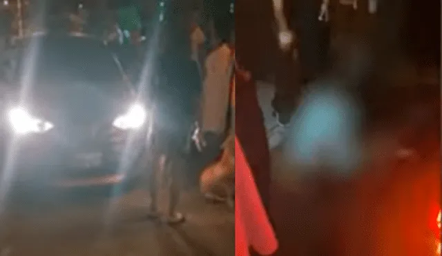 Sicarios intentaron asesinar a un hombre en plena avenida Canto Grande. Foto y video: Panamericana TV