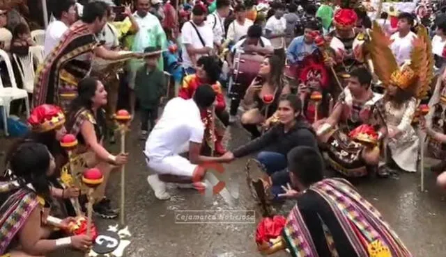 El video se volvió viral en Facebook. Foto: Captura Cajamarca Noticiosa / Video: Cajamarca Noticiosa