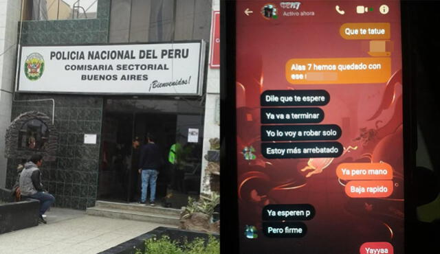 Los implicados fueron trasladados a la comisaría de Buenos Aires. Foto: Radio RSD Chimbote / Noticias en Red Chimbote