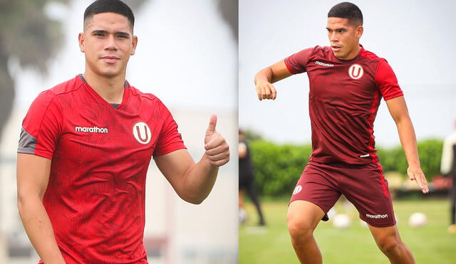 Yuriel Celi llegó a Universitario este 2023. Foto: composición/Universitario