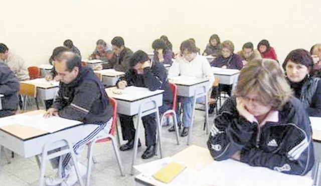 Prueba única. Más de 12 mil nombrados dieron evaluación. Foto: La República