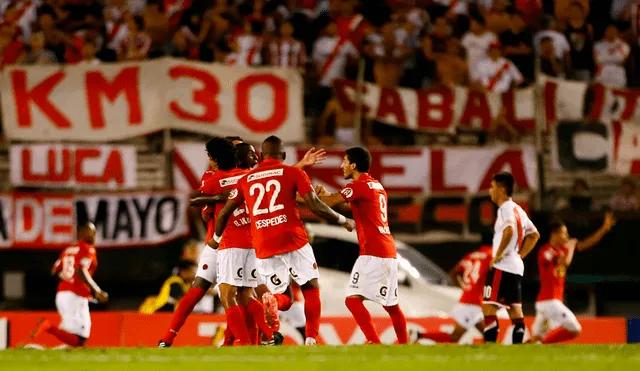 Juan Aurich empató 1-1 con River Plate en el Monumental en la Copa Libertadores 2015. Foto: Photogamma