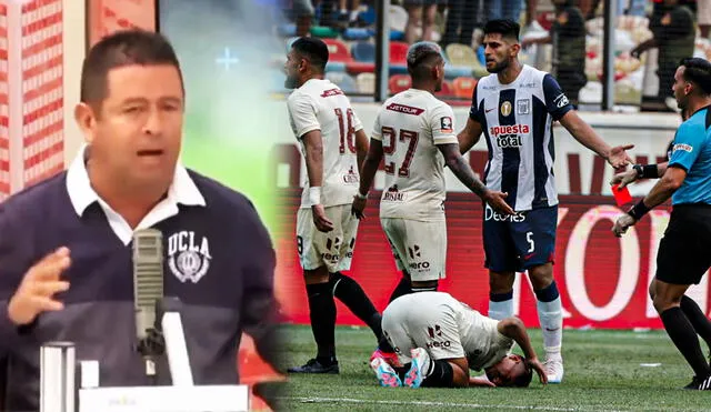 Alfonso 'Puchungo' Yáñez se mostró disgustado con los referentes de Universitario. Foto: composición LR - Video: PBO Campeonísimo