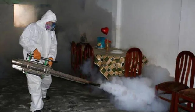 Fumigación y sensibilización se usan para combatir el dengue. Foto: Andina