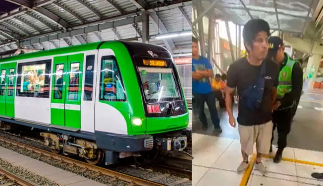 Denuncian caso de tocamientos indebidos en Línea 1 de Metro de Lima. Foto: composición LR/captura de ATV/difusión - Video: ATV