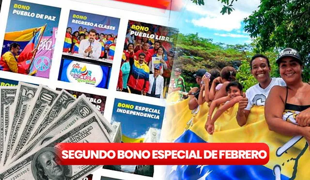El Segundo Bono Especial de febrero será otorgado a través del Sistema Patria. Foto: Red Digital Noticias/El Colombiano/composición LR