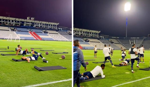 Los blanquiazules trabajaron bajo las órdenes de Guillermo Salas. Foto: Instagram/Alianza Lima