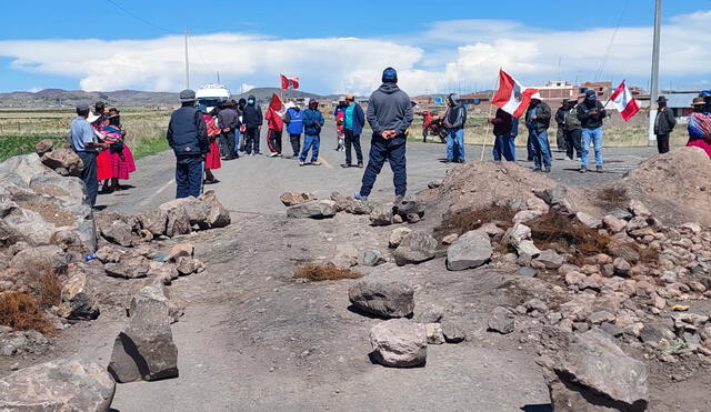 PROTESTA. Aimaras vuelven a manifestarse en Puno.