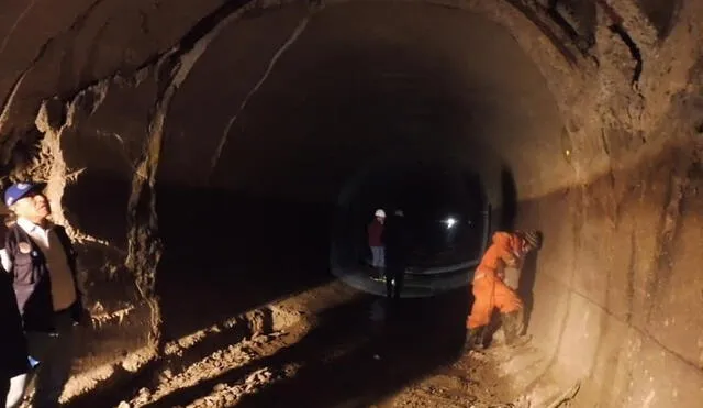 EN MAL ESTADO. Los túneles que llevan agua a la irrigación se caen a pedazos.